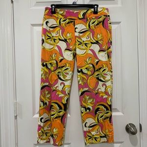 Lilly Pulitzer Butterfly Print Palm Beach Capri